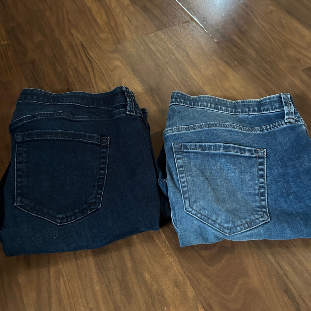 Torrid Women’s Dark and Light Blue Jeans